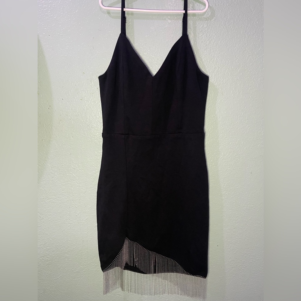 Lulu's Black Asymmetrical Dress